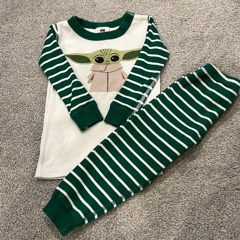 Hanna Andersson x Star Wars Collection Baby Yoda Snug PJs 85cm/ 2T